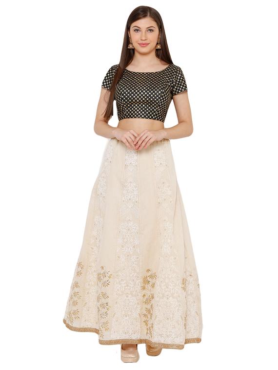black art silk embroidered blouse - 17352658 - Zoom Image - 4