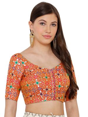 jacquard printed blouse - 17352660 - Standard Image - 2