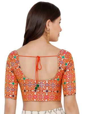 jacquard printed blouse - 17352660 - Standard Image - 3