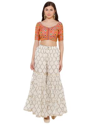 jacquard printed blouse - 17352660 - Standard Image - 4