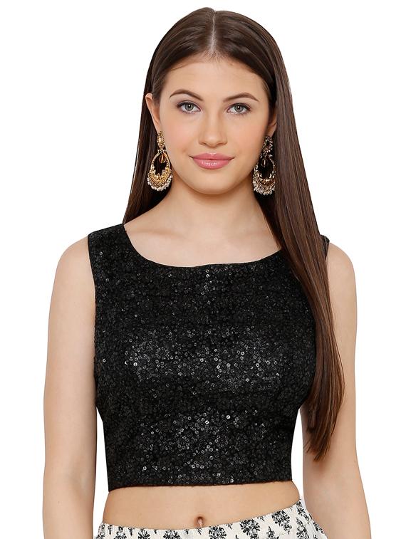 embellished printed blouse - 17352680 - Zoom Image - 1