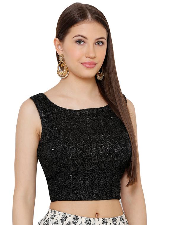 embellished printed blouse - 17352680 - Zoom Image - 2
