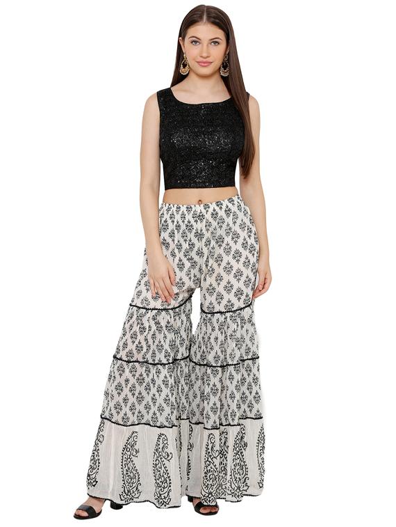 embellished printed blouse - 17352680 - Zoom Image - 4