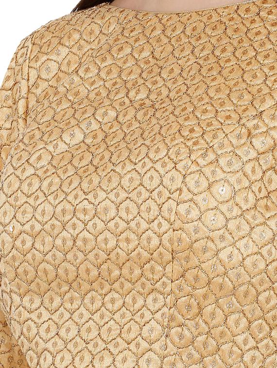 gold embroidered blouse - 17352683 - Zoom Image - 5