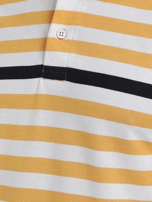 yellow striped polo t-shirt - 17352866 - Standard Image - 5
