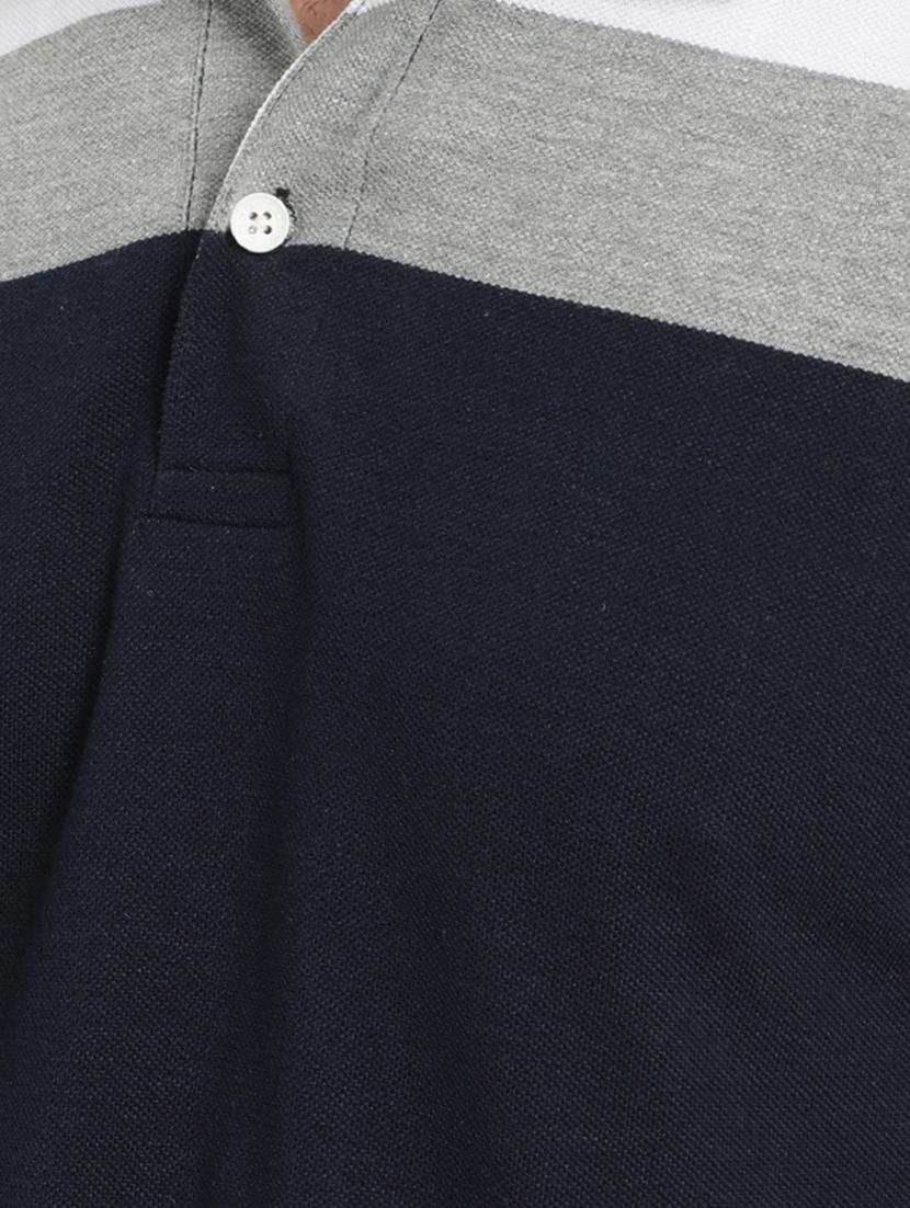 white striped polo t-shirt - 17352870 - Zoom Image - 5