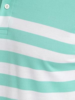 green striped polo t-shirt - 17352872 - Standard Image - 5