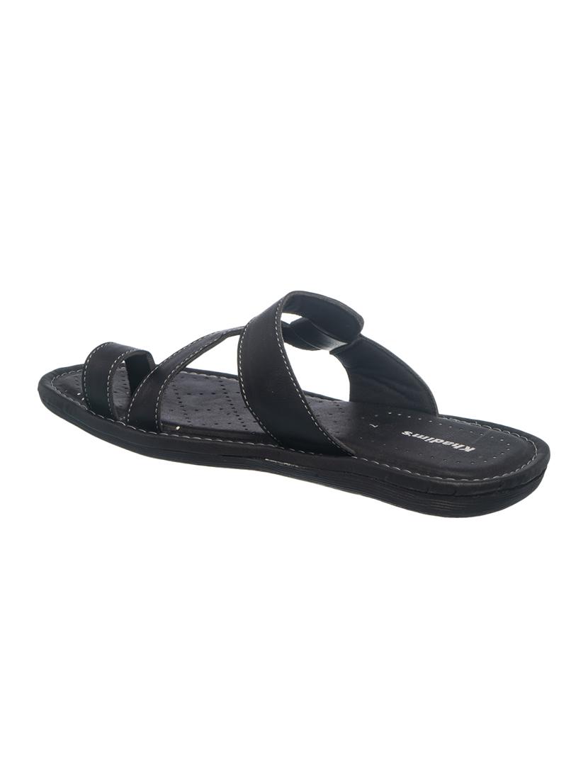 black slip on slippers - 17352894 - Zoom Image - 3
