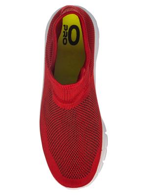 red slip on sport shoes - 17352898 - Standard Image - 4
