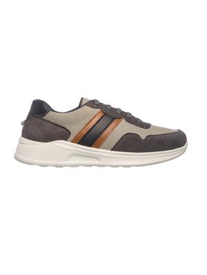 grey lace up sneaker - 17352911 - Standard Image - 2