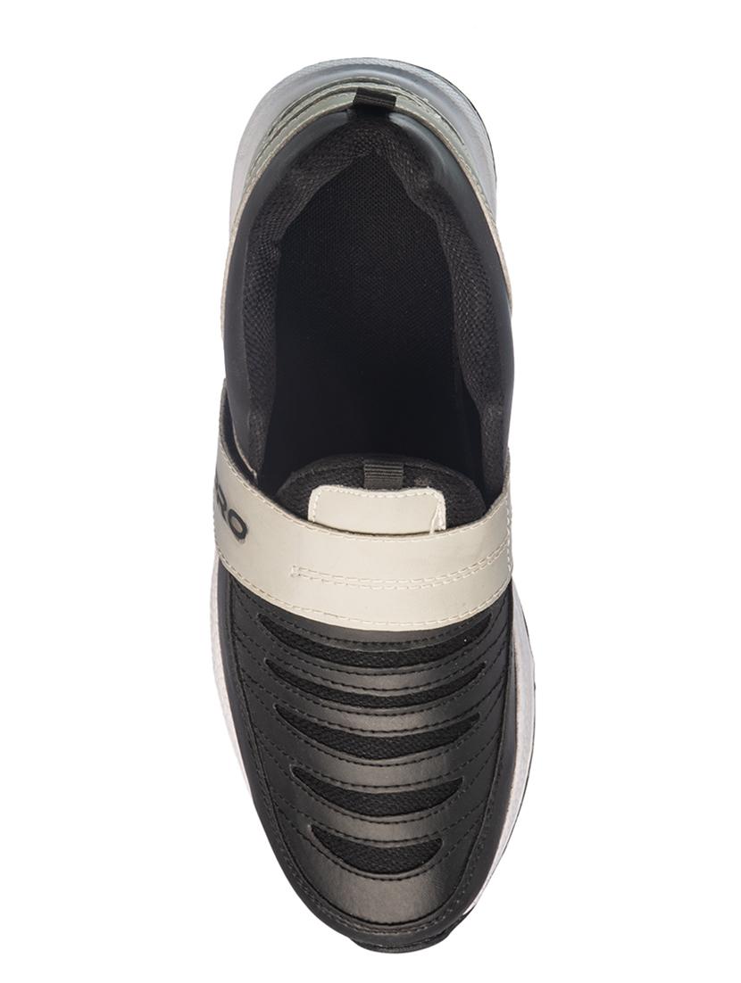 black slip on casual shoes - 17352916 - Zoom Image - 4
