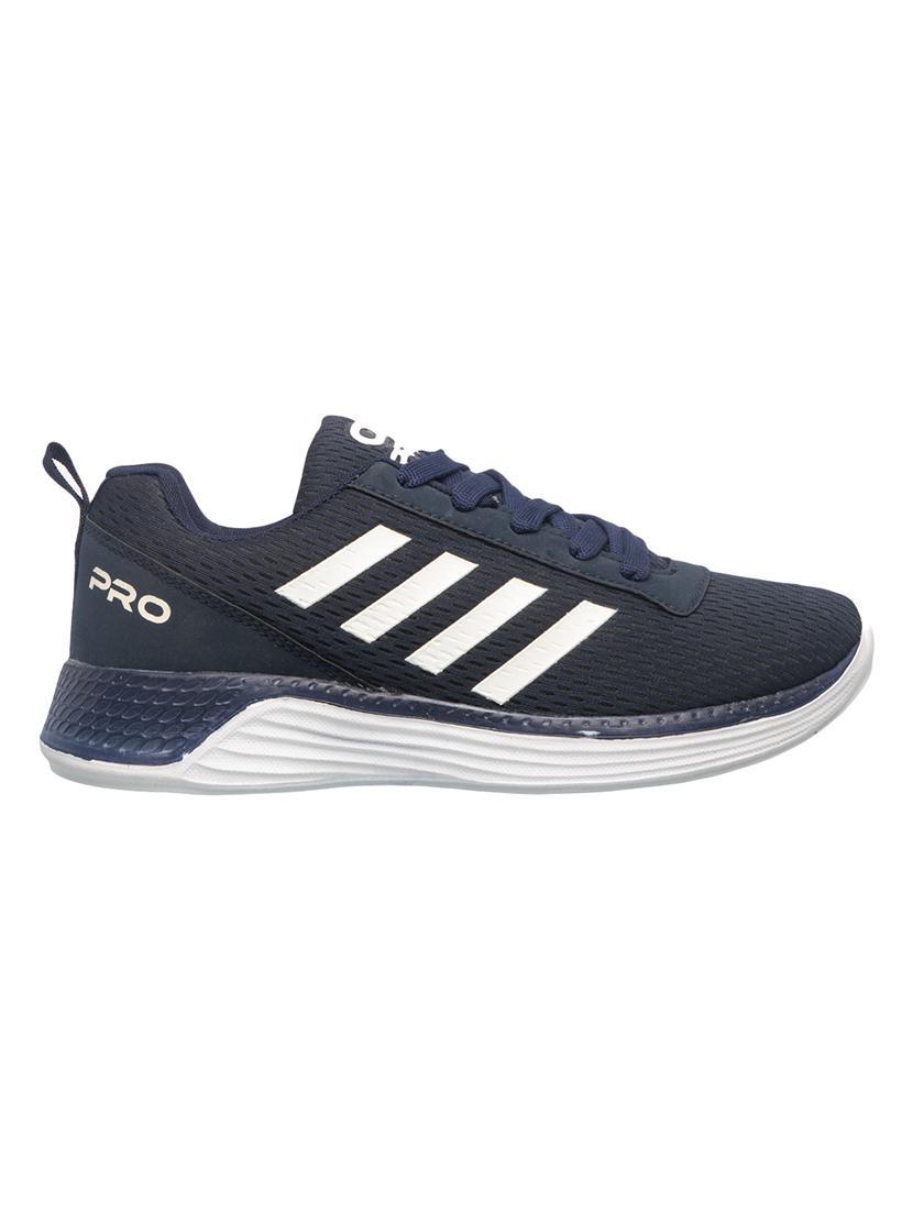 navy lace up sport shoes - 17352919 - Zoom Image - 2