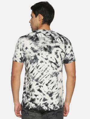 white tie & dye print t-shirt - 17352954 - Standard Image - 3