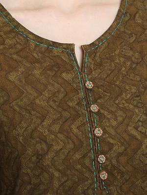 printed straight kurta - 17353020 - Standard Image - 5