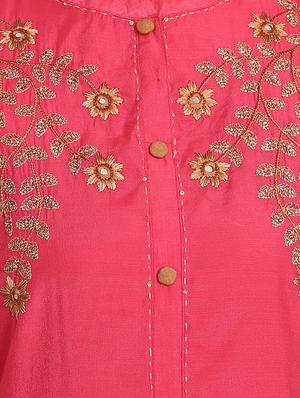 embroidered straight kurta - 17353031 - Standard Image - 5