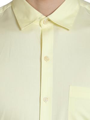 yellow solid casual shirt - 17353073 - Standard Image - 5