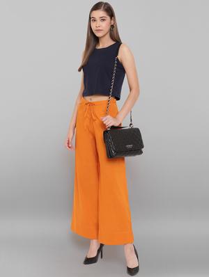 drawstring waist palazzo - 17353123 - Standard Image - 4