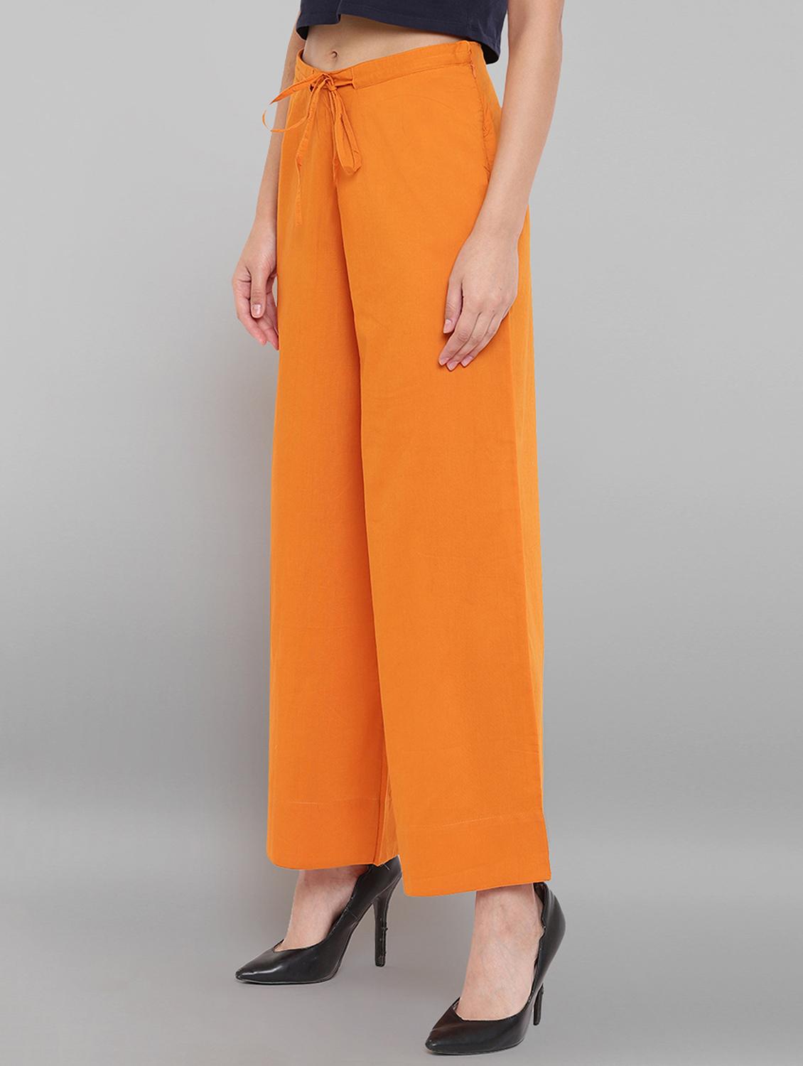 drawstring waist palazzo - 17353123 - Zoom Image - 2