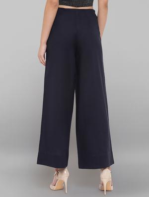 drawstring waist palazzo - 17353127 - Standard Image - 3