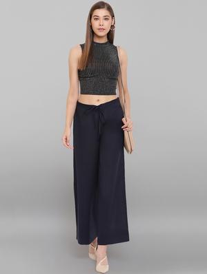 drawstring waist palazzo - 17353127 - Standard Image - 4