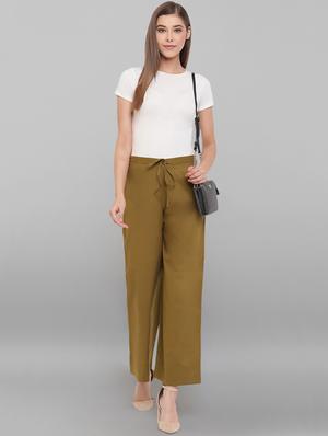 drawstring waist palazzo - 17353129 - Standard Image - 4