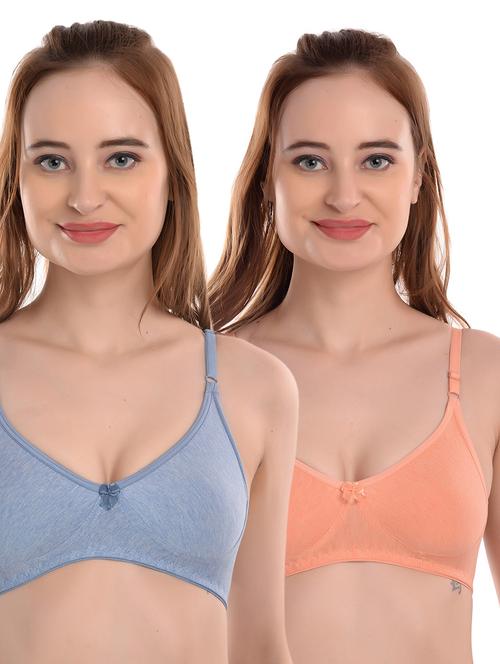 set of 2 solid bra - 17353189 - Standard Image - 1