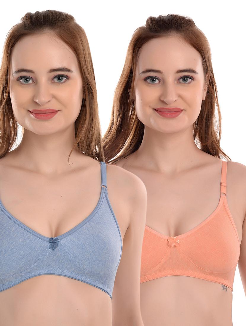 set of 2 solid bra - 17353189 - Zoom Image - 1