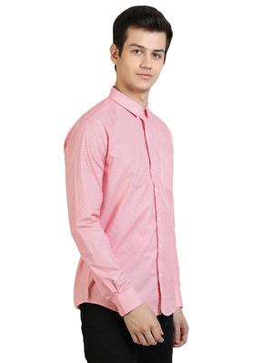 pink printed casual shirt - 17353252 - Standard Image - 2