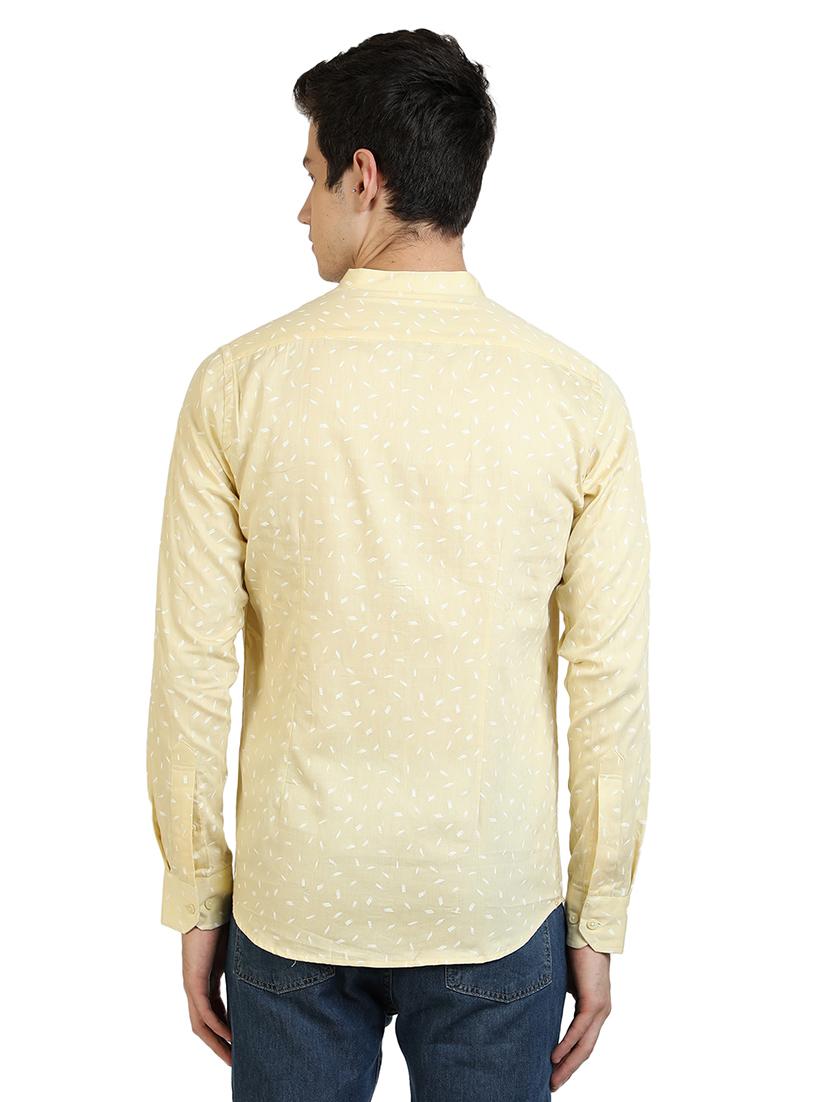 yellow printed casual shirt - 17353258 - Zoom Image - 3
