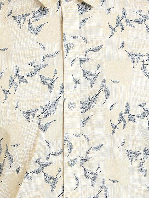 yellow printed casual shirt - 17353262 - Zoom Image - 5