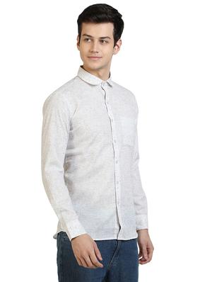 off white self design casual shirt - 17353284 - Standard Image - 2