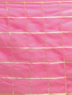 solid woven saree with blouse - 17353391 - Standard Image - 3