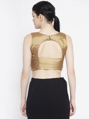 plain brocade blouse - 17353476 - Standard Image - 3