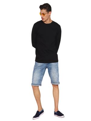 black solid t-shirt - 17353880 - Standard Image - 4