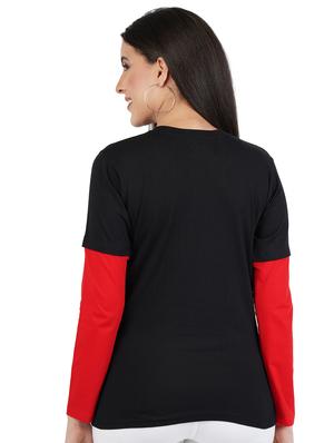 full sleeves solid tee - 17353965 - Standard Image - 3
