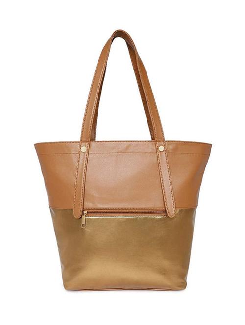 multi colored leatherette (pu) regular handbag - 17354498 - Standard Image - 1