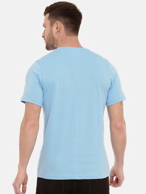 light blue solid t-shirt - 17354572 - Standard Image - 3