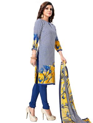 printed unstitched suit - 17354920 - Standard Image - 2