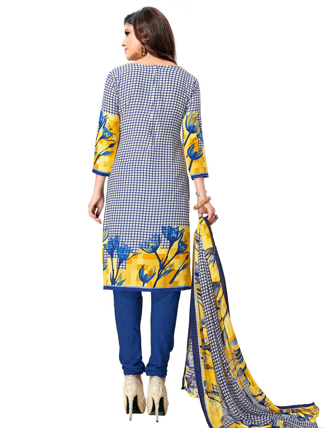 printed unstitched suit - 17354920 - Zoom Image - 3