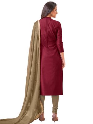 embroidered unstitched suit - 17354952 - Standard Image - 2