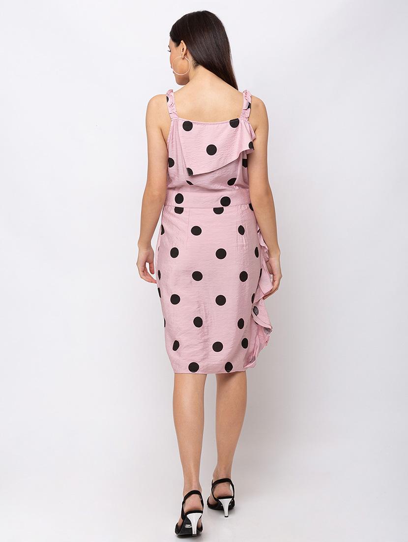 ruffle detail polka dot dress - 17354972 - Zoom Image - 3
