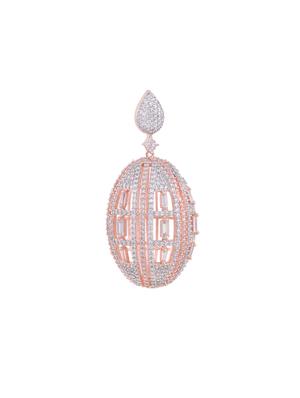 white brass jhumka earring - 17355011 - Standard Image - 3