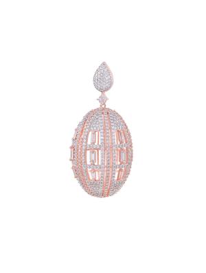white brass jhumka earring - 17355011 - Standard Image - 4