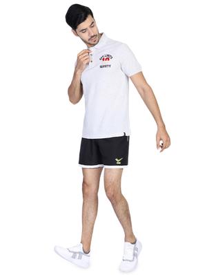 white printed polo t-shirt - 17355149 - Standard Image - 4