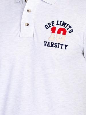 white printed polo t-shirt - 17355149 - Standard Image - 5