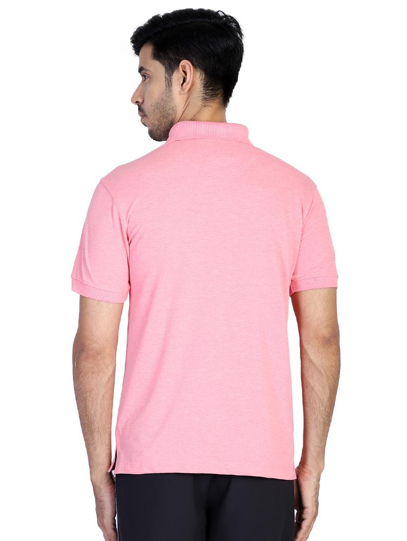 pink printed polo t-shirt - 17355150 - Zoom Image - 3