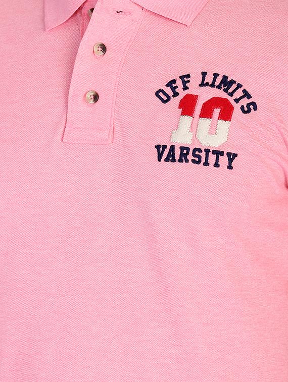 pink printed polo t-shirt - 17355150 - Zoom Image - 5