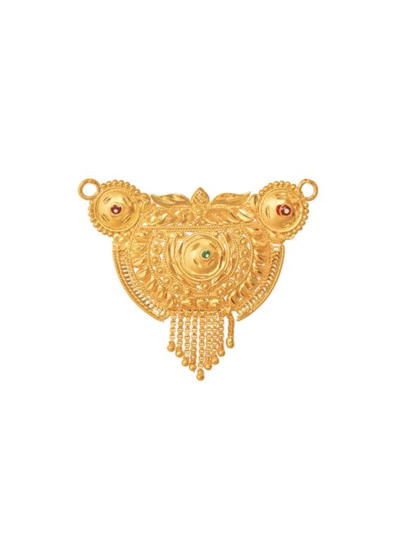 golden metal mangalsutra - 17355175 - Zoom Image - 3