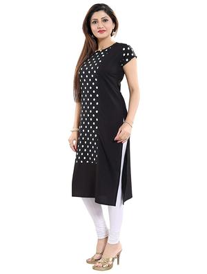 polka dots straight kurta - 17355443 - Standard Image - 2