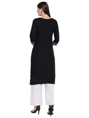 striped straight kurta - 17355624 - Standard Image - 3